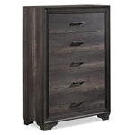 Sophie 5-Drawer Chest - Weathered Grey