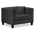 Astin Chair and a Half - Dark Grey