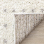 Palmer Casual Contemporary Speckled Area Rug - 5' X 8' - White/Grey