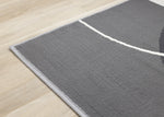 Functional Contemporary Area Rug - 8' X 11' - Grey