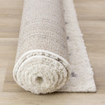 Palmer Casual Contemporary Speckled Area Rug - 5' X 8' - White/Grey