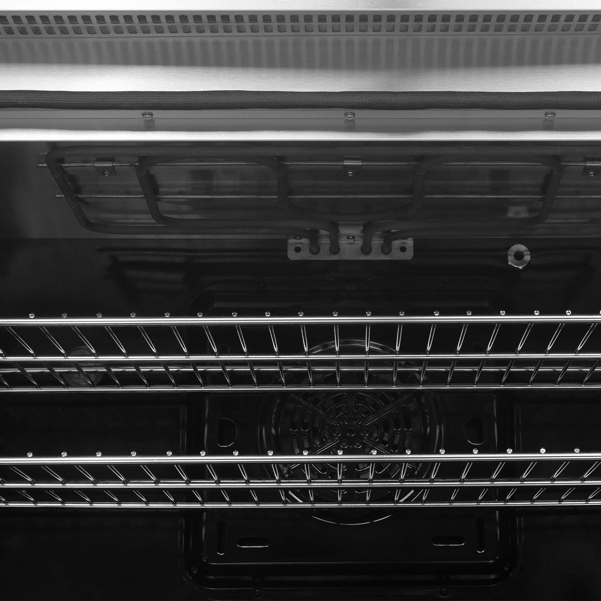 Forno Torino Stainless Steel 36" True Convection Induction Range with Air Fry and Air Sous Vide (5.36 Cu. Ft.) - FFSIN0936-36