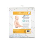 Simmons Oops Cool Tech Crib Mattress Protector - White