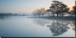 Quiet Reflections Wall Art - Blue - 10 X 20