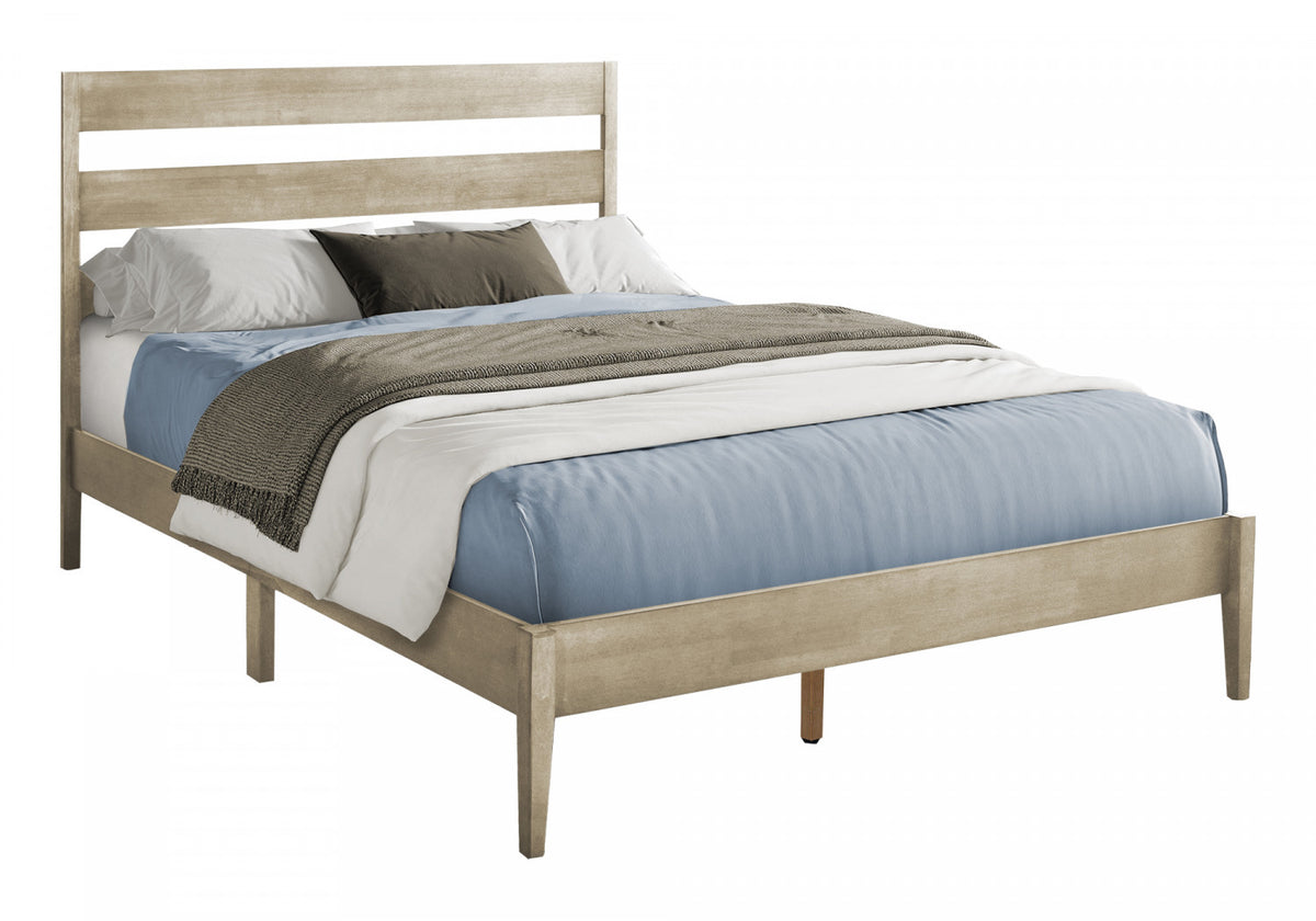 Albany Queen Bed - Grey
