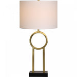 Lington Table Lamp - Plated Antique Brass/Black - Set of Two