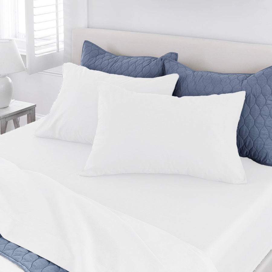 Beach Queen Sheet Set - White