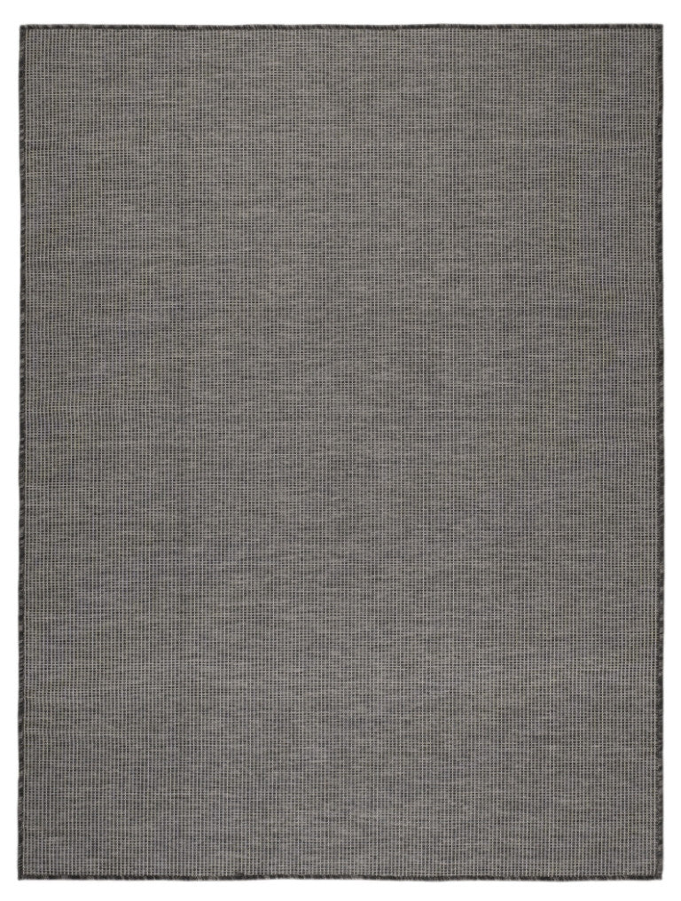 Calypso Crosshatch Outdoor Rug - 8' x 10' - Grey