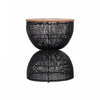 Bayan Wave Side Table - Black
