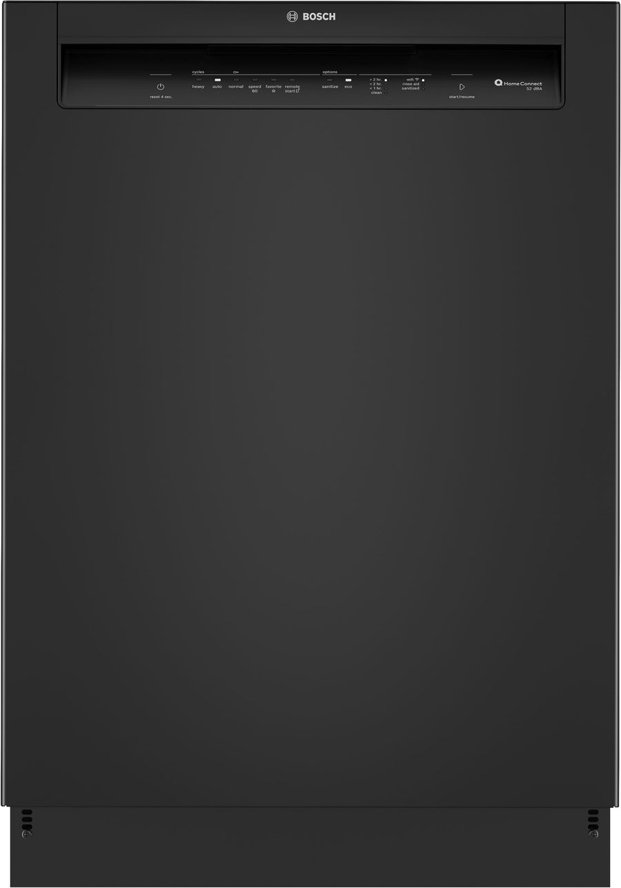 Bosch Black 100 Series 24" Dishwasher with Recessed Handle - SHE2ADF6N