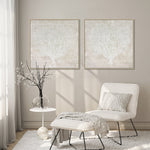 Sea Lace II Wall Art - White - 30 X 30