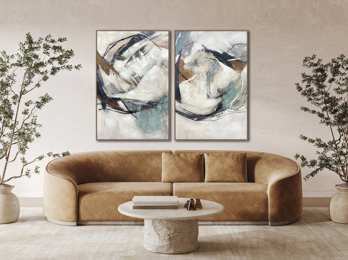 Textured Shift II Wall Art - Neutral - 45 X 30