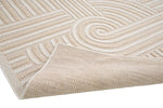 Assia Curves Outdoor Rug - 9' x 12' - Beige