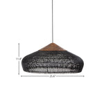 Bayan Banjo Pendant Large - Black