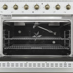 Forno Antico 36" White Freestanding Gas Range (4.5 Cu. Ft.) - FFSGS6219-36WHT