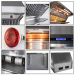 Forno Savona Stainless Steel 36" 1200 CFM Wall Mounted Range Hood - FRHWM5029-36