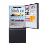Forno Milano 31" 17.2 Cu.Ft. Black Bottom Freezer Refrigerator with Right Swing Door - FFFFD1785-31BLK