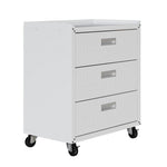 Maximus 31.5" Mobile Garage Chest with Drawers - White