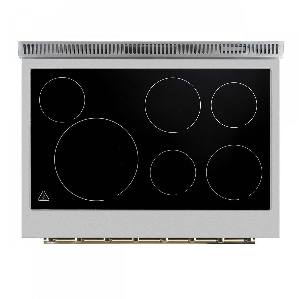Forno Paolo 36" Black Freestanding Electric Range with True Convection (5.44 Cu. Ft.) - FFSEL6011-36BLK