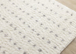 Palmer Casual Contemporary Speckled Area Rug - 5' X 8' - White/Grey