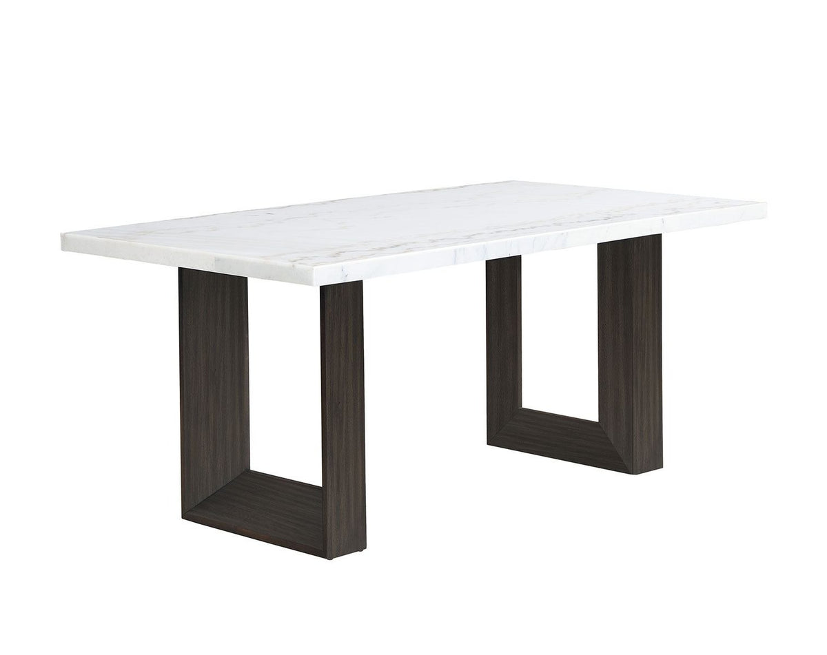 Maeve 5-Piece Dining Set - Beige, Espresso