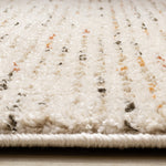 Halle Casual Contemporary Abstract Area Rug - 8' X 11' - Cream/Terra