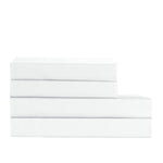 Cotton House 600 Thread Count 100% Egyptian Cotton King Sheet Set - White