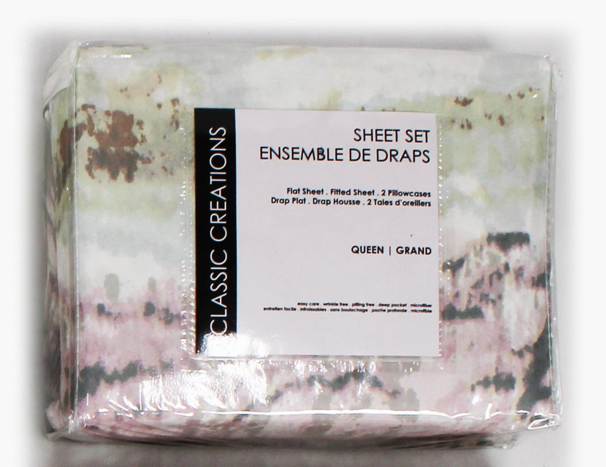 Cotton House Microfibre Twin Sheet Set - Assorted Colours