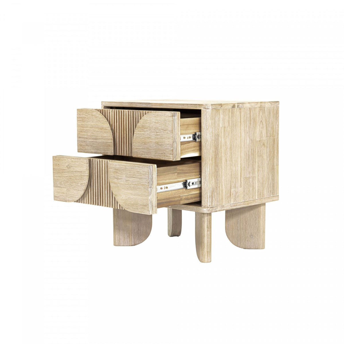 Lofva Night Table - Light Brown/Beige
