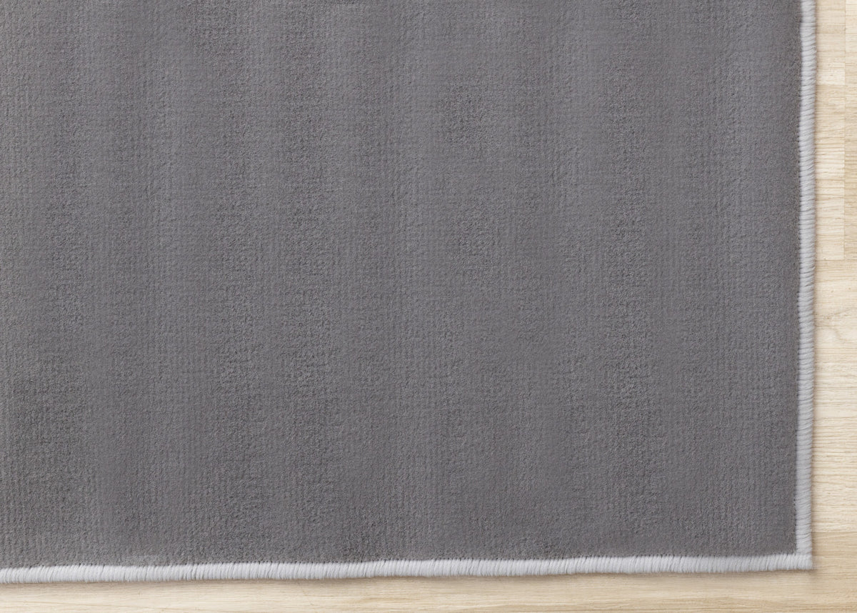 Functional Contemporary Area Rug - 8' X 11' - Grey