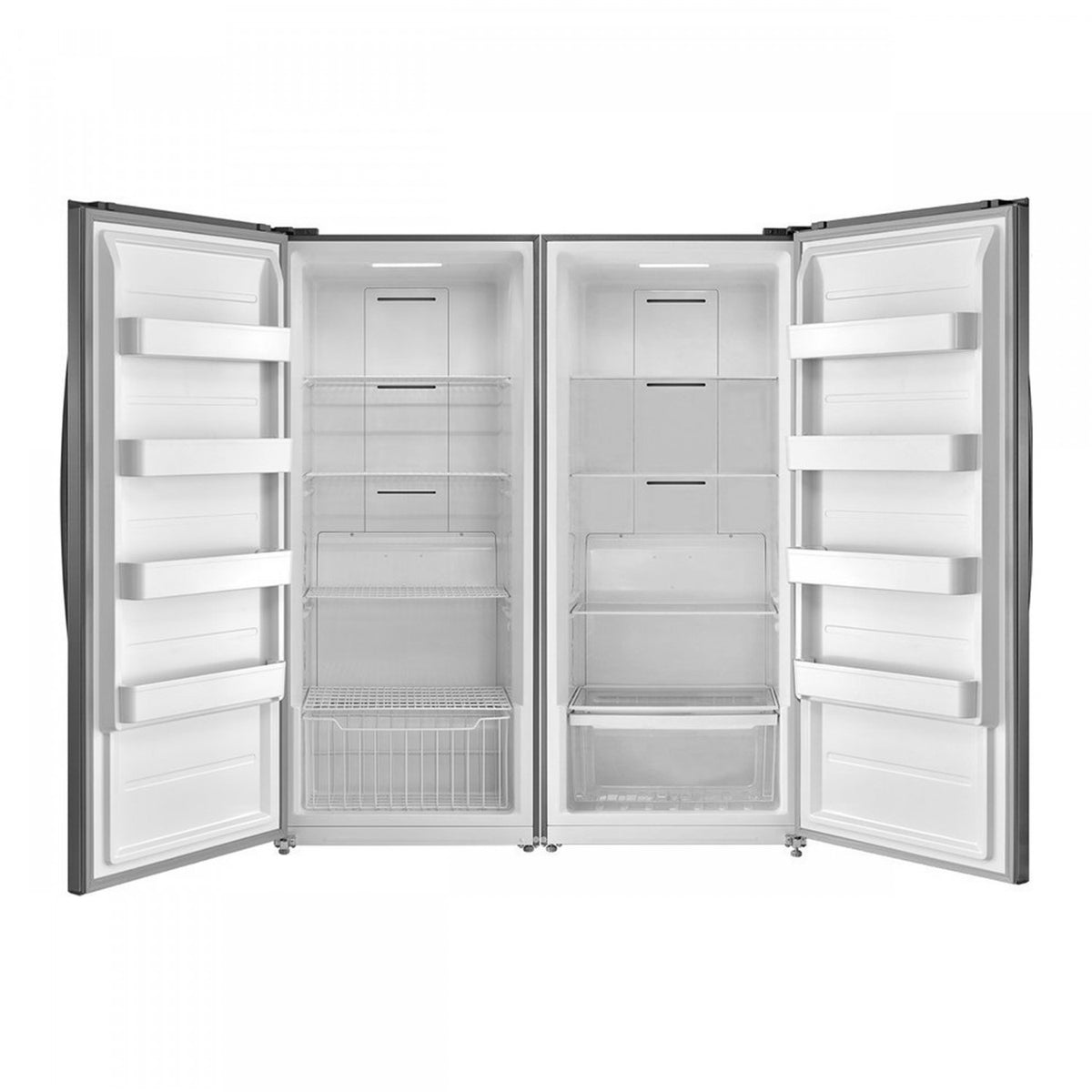 Forno Premium Stainless Steel Kitchen Package with 48" Gas Range and 56" Convertible Refrigerator/Freezer - FBDL-005-01CAUS