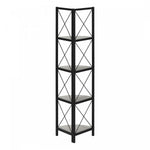 Zeva Bookcase - Grey