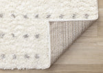 Palmer Casual Contemporary Speckled Area Rug - 5' X 8' - White/Grey