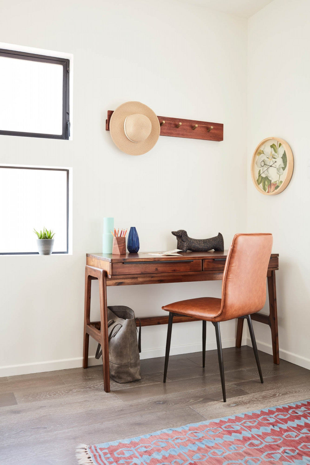 Thomaa Writing Desk - Brown
