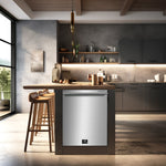 Forno Premium Stainless Steel Kitchen Package with 36" Gas Range, French Door Refrigerator and Dishwasher - FBDL-004-01CAUS