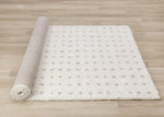Palmer Casual Contemporary Speckled Area Rug - 5' X 8' - White/Grey