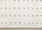 Palmer Casual Contemporary Speckled Area Rug - 5' X 8' - White/Grey