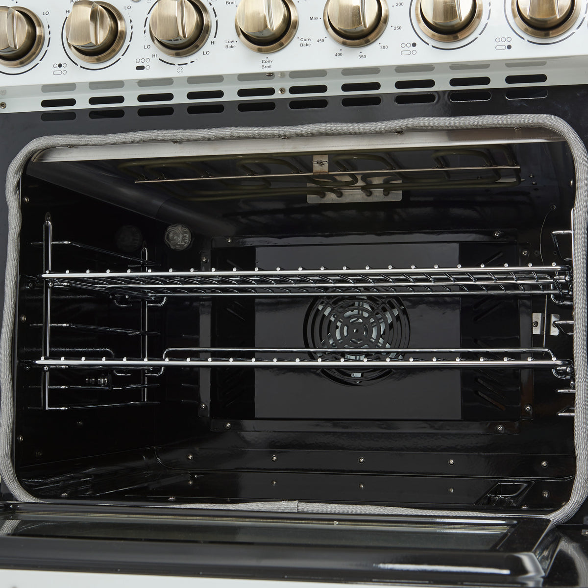 Forno Paolo White Freestanding Electric Range with True Convection (4.38 Cu. Ft.) - FFSEL6011-30WHT