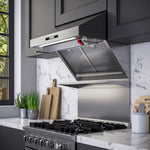 Forno Savona Stainless Steel 30" 600 CFM Wall Mounted Range Hood - FRHWM5029-30HB