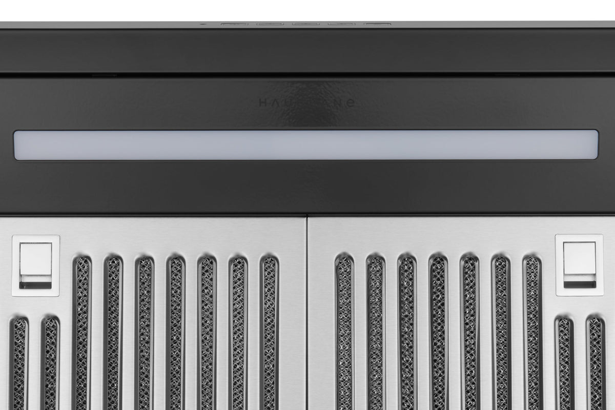 Hauslane Chef Series Black 30" 400 CFM Under Cabinet Range Hood - UC-B018BLK-30
