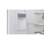 Bosch 24" 12.8 Cu. Ft. Black Glass Smart Counter-Depth-Bottom Freezer Refrigerator with Home Connect - B24CB80ESB