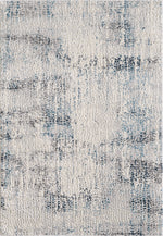 L2 Decor Cozy Area Rug 7' x 10' - Cream, Light Blue
