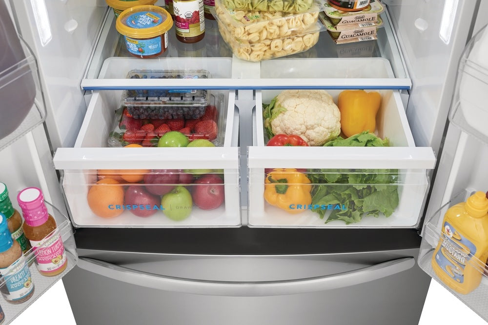 Frigidaire 31.5" 17.6 Cu. Ft. Brushed Stainless Steel French Door Refrigerator - FRFG1723AV