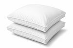 Cotton House 2 Pack 100% Cotton Gusseted Queen Pillow