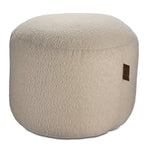Gannon Ottoman Round - Beige Teddy