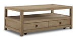Joliette 48" Coffee Table - Light Tan