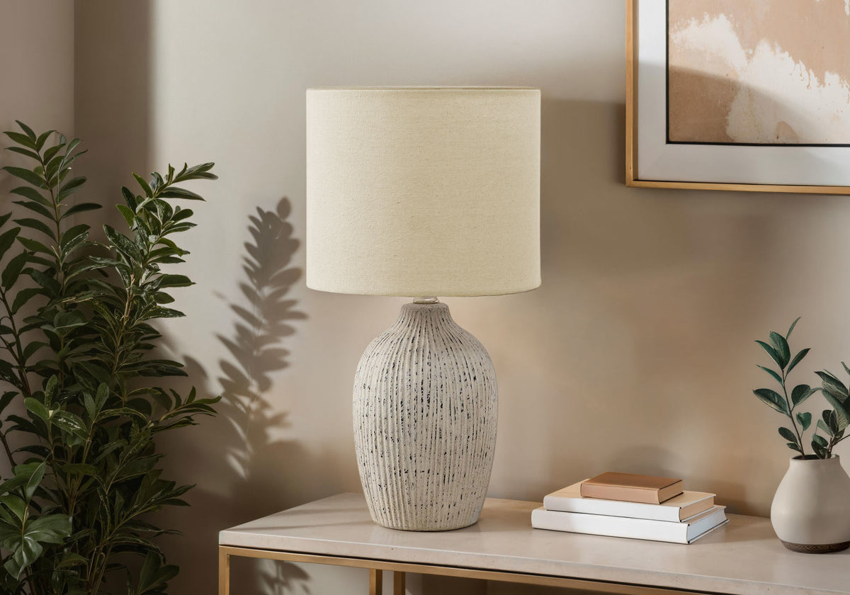Tiva Table Lamp - Beige