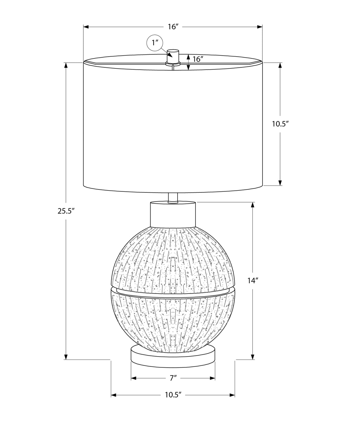 Rova Table Lamp - Black