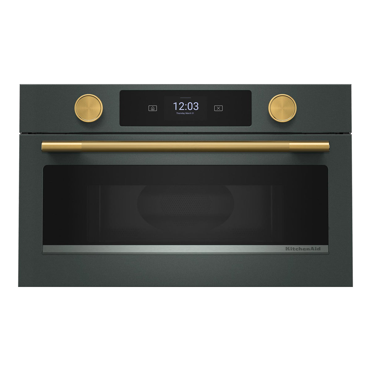 KitchenAid Brass Handle and Knob Hardware Accessory Kit for Single Wall Oven - W11774414
