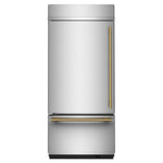 KitchenAid 36" 20.8 Cu. Ft. PrintShield Stainless Steel Built-In Bottom Mount Refrigerator - KBBL336SPS